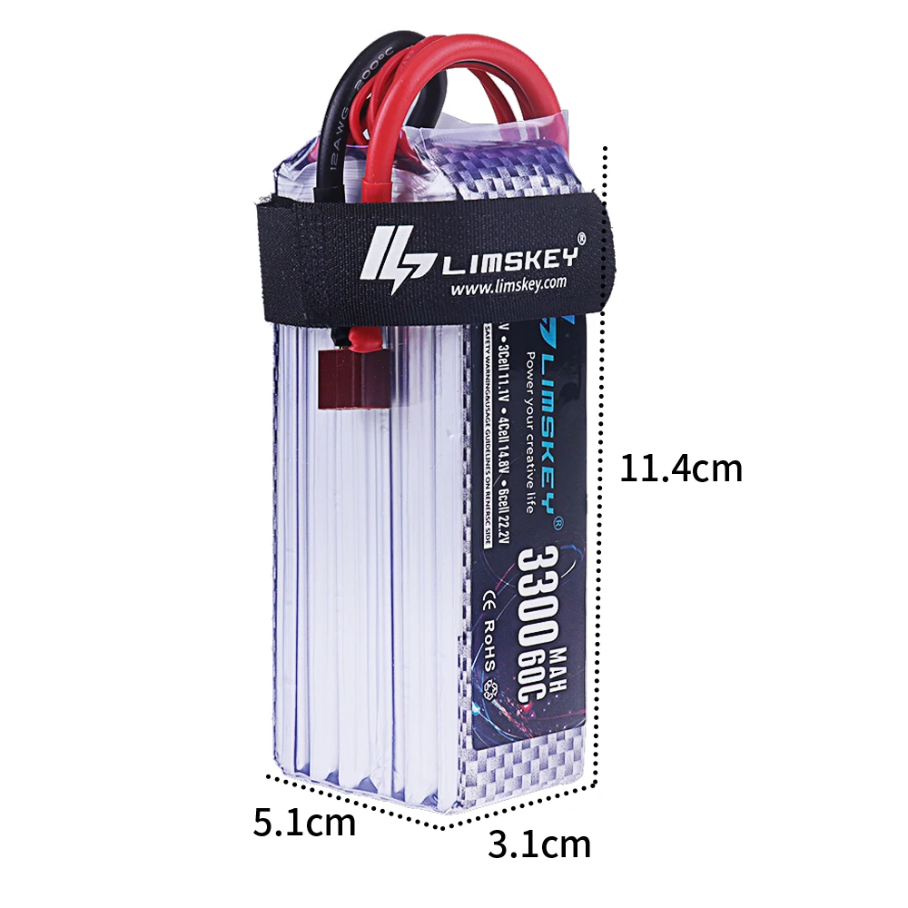 Batteria Lipo NUOVA 3300mAh 22 - Drone Racing Battery recensione e prezzo