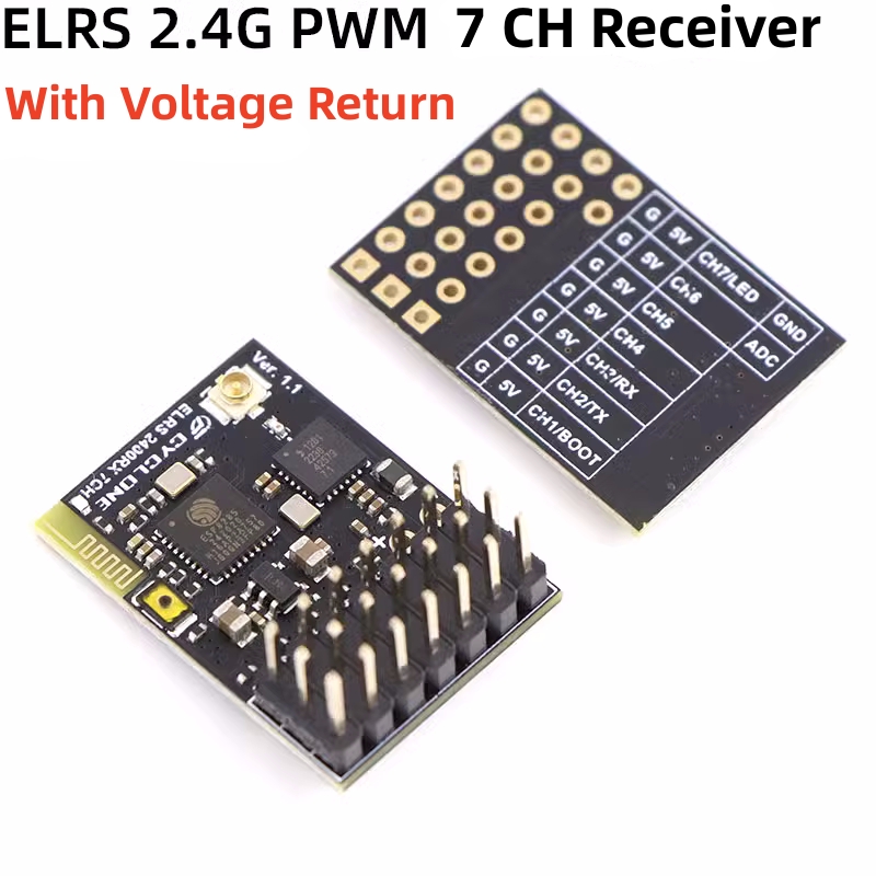 ELRS 2.4G PWM 7CH 6CH CRSF ric - Drone Racing Receiver recensione e prezzo
