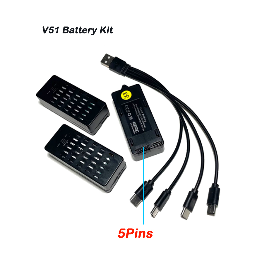 3PCS Batteria 4D-V51 3.7V 1300 - Drone Racing Charger recensione e prezzo